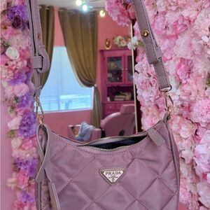 Pink Quilted Women's Bag
